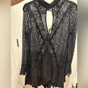 Free People Lace Mini Dress